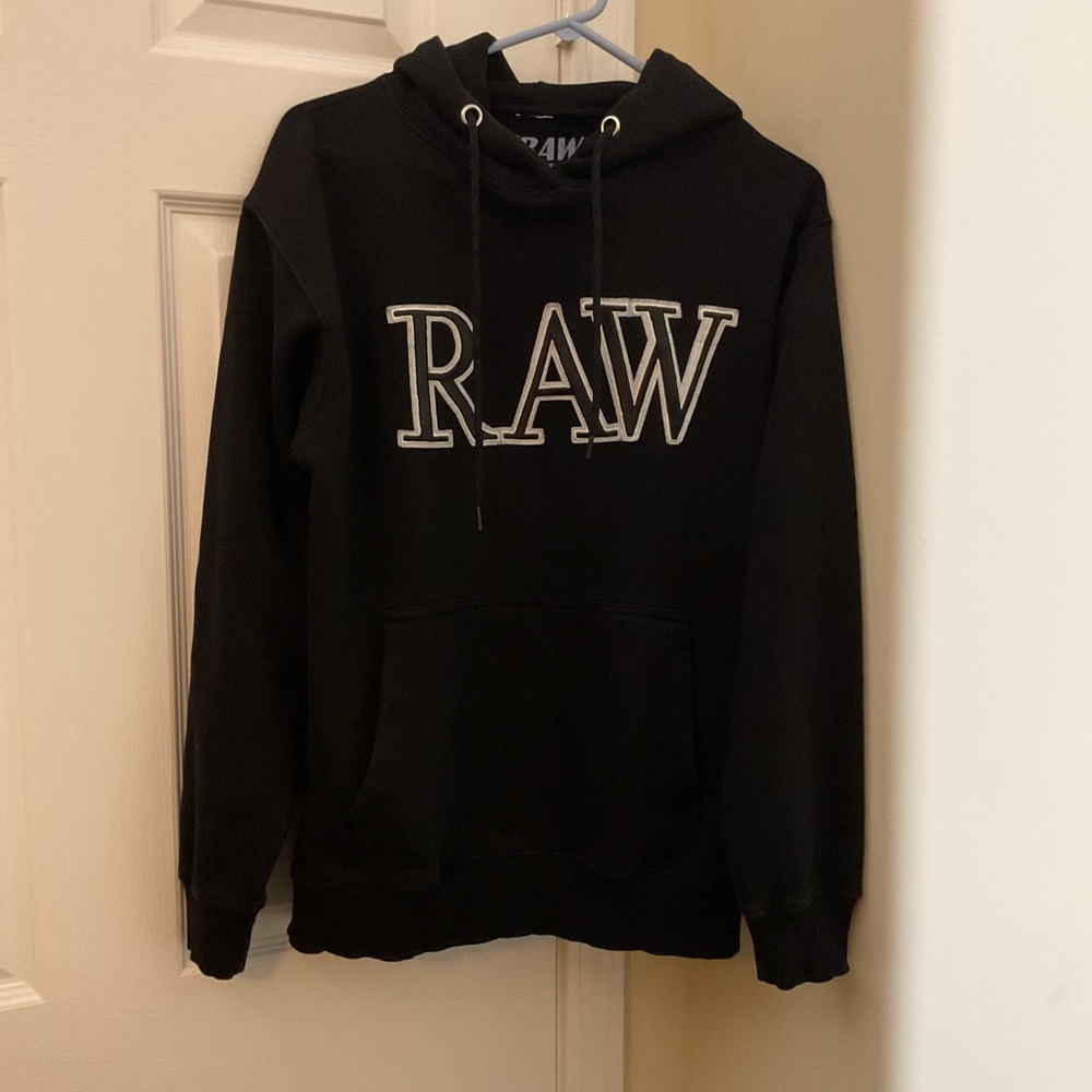 Black Raw on the now Men's Hoodie